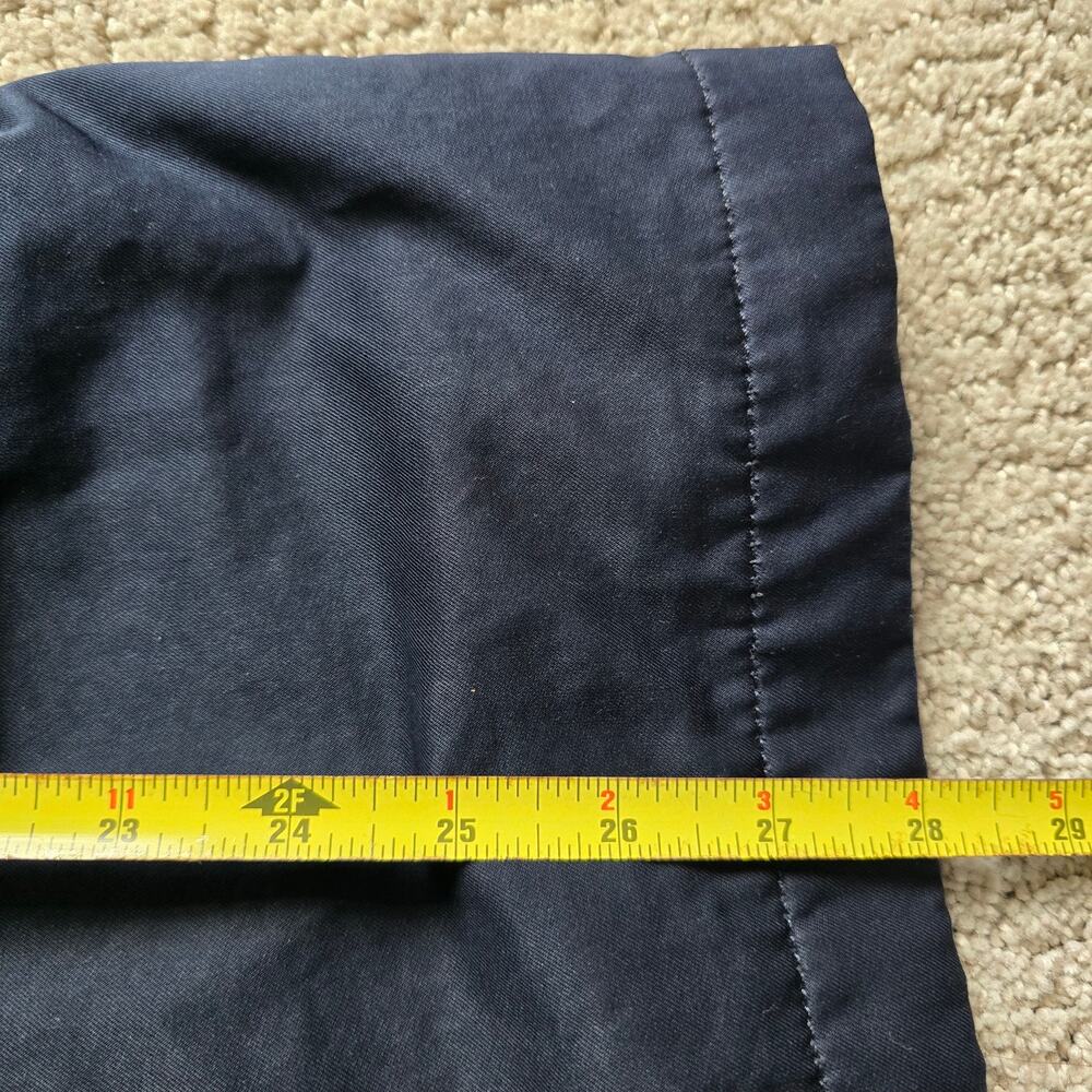 Banana Republic Utility Field Jacket Mens M Navy Blue w/Tan Corduroy Collar - Picture 11 of 11